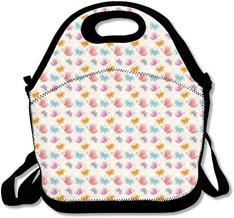 UNERTLY Lunch Boxes Butterflys Lunch Tote Lunch Bags