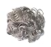 Vanessa Grey Designer Hairpieces HAIR EXTENSIONS CURLY OR MESSY DRAWSTRING UPDO FULL BUN IN OUR FAMOUS SILVER Synthetic