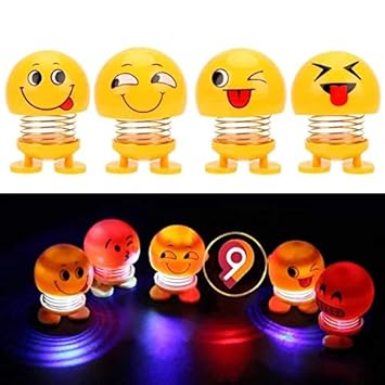 Vastate Emoticon Figure Smiling Lighting Face Spring Doll