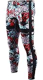 Zipravs Men's Cool Dry Compression Long Leggings Workout Clothes(S~3XL)