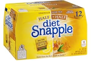 Snapple Diet Half 'n Half Tea, 16 Ounce (12 Bottles)