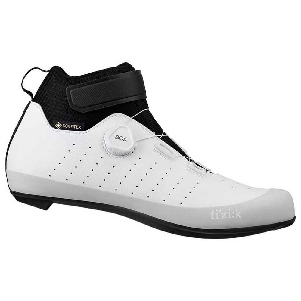 Fizik Tempo Artica GTX Gore-Tex, Road Cycling Waterproof Winter Shoes, White, 8