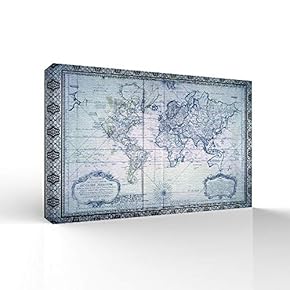 wall26 Canvas Wall Art World Maps Pictures Home...