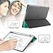 Swees iPad 9.7 2018 Case with Pencil Holder, Slim Smart Protective Shockproof Leather Folding Cover with Magnet Trifold Stand and Auto Sleep/Wake Function for Apple iPad 9.7 inch New Model, Mint Green
