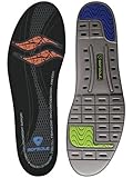 Sof Sole Thin Fit Medium Arch Lightweight Low Volume Shoe Insole, Men's Size 13-14