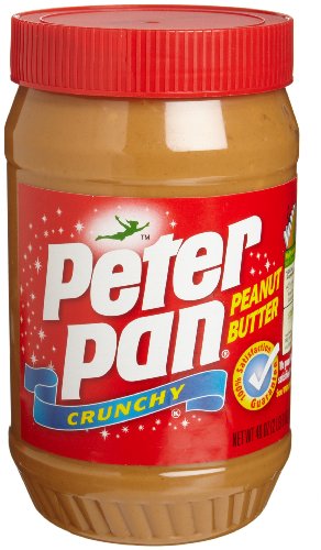 Peter Pan Crunchy Peanut Butter, 40-Ounce Jars (Pack of 3)