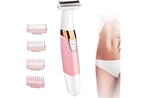 SUPARLENY Electric Shaver Trimmer for Women Full Body,Painless Lady Wet & Dry Electric Bikini Line Trimmer Body Hair Remover for Leg Underarm Eyebrow Public,USB Rechargeable Cordless Waterproof