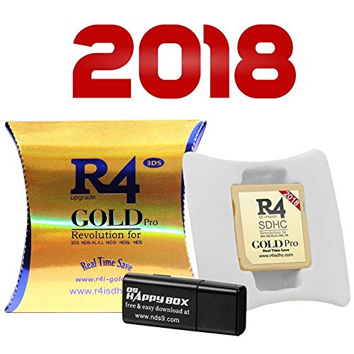 2018 version r4i gold pro sdhc card with memory adapter compatibl…