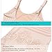 OLIKEME Women’s Ultra Thin Adjustable Tummy Control Seamless Firm Control Body Shapewear (Large, Flesh Color)