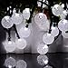 VMANOO Globe Battery Operated Timer String Lights 30 LED Bubble Crystal Ball Fairy Christmas Lighting Decor for Outdoor, Indoor, Garden, Patio, Bedroom Wedding Xmas Decorations (White)