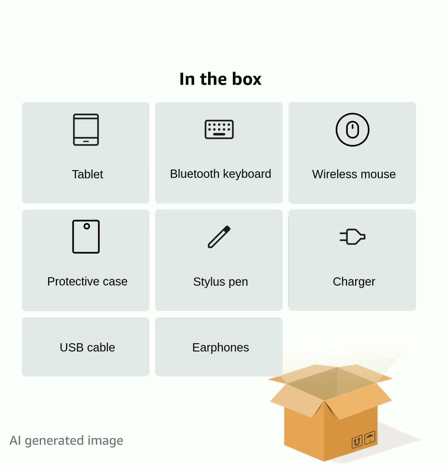 Tablet 10 Inch Android 14 Wi-Fi Model 14GB+128GB+1TB Expansion 1280*800 Display with Bluetooth Keyboard + Wireless Mouse + Protective Case Black