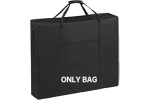 QYILUARE 4 Ft Folding Table Storage Bag-Water-Resistant Heavy Duty Large Carrying Bag for Transport Organizer with Pocket & Shoulder Straps | 26" L X 5" W X 24.4" H | Storage Bag Only
