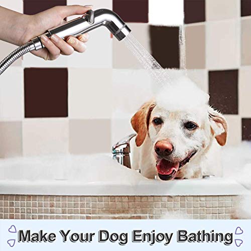 YDmeet Dog Shower Attachment, Pet Shower Sprayer for Dog Washing and Pet Bathing with Brass