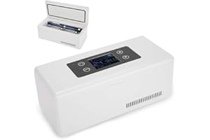 SEMME Portable Refrigerator Case Mini Cooler Insulated Box Reefer Car Constant Temperature 2-8℃ Professional Organizer Storage for Traveling,Outdoors,Camping,Work