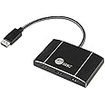 SIIG DisplayPort 1.4 Multiport MST Hub Video Splitter 4K60Hz - DisplayPort Splitter 2X DP, 1x HDMI, DP Multiple Monitor Adapter Not for MacOS(CE-DP0N11-S1)