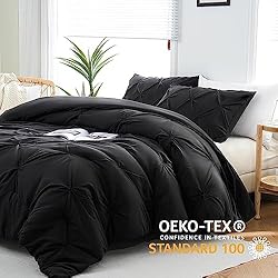 DOWNCOOL King Comforter Set - Black Comforter King