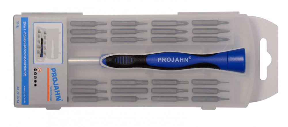 Projahn Precision Bit Screwdriver Set 31 Pieces 4714