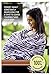 SIKONI Privacy Nursing Cover, Multi Use: Maternity Breastfeeding Fashion Scarf, Stroller Cover, Baby Carseat and High Chair Cover | Unisex Color Grey Camo | Includes Carry Bag & Pacifier Holder |