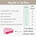 habe Travel Makeup Bag with Mirror - Premium Vegan Designer Make Up Bag Organizer Train Case for Women - Stores More than 3 Cosmetic Bags, Make Up Bags or Make Up Cases (Large, Black, 11.4x7.5x3.9 in)