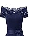 EvoLand High Low Short Prom Bridesmaid Dresses for Juniors Girls Dresses 7-16 Navy Blue