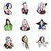 Billie Eilish The American Singer Waterproof Stickers/Decals (50 pcs) Car Stickers for Laptop Skateboard Snowboard Water Bottle Phone Car Bicycle Luggage Guitar Computer PS4(Billie Eilish)