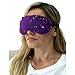 Eye Mask - Lavender Eye Pillow - Natural Relaxation - Stress Relief (Purple Stars)