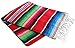 Del Mex (TM) X-Large Mexican Serape Blanket Red (82
