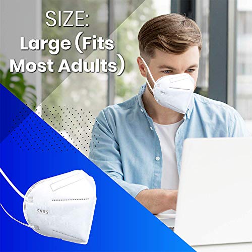 KN95 FACE MASK 5Layer Filtration White Mask Liquid and Dust Proof