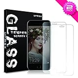 iPhone 8 Plus 7 Plus Screen Protector 2 Pack, 9H Hardness, Crystal Clear, No Bubbles, 3D Touch Compatible, UPMSX Tempered Glass Screen Protector for Apple iPhone 8 Plus 7 Plus