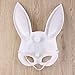 BESTOYARD Masquerade Mask Rabbit Mask Bunny Mask for Birthday Party Easter Halloween Costume Accessory Party Favors