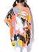 ELLAZHU Women Baggy Abstract Face Print Knit Pullover Dress Onesize SZ17 White