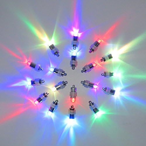 Vitrom 24 Pack Waterproof Balloon Lights Bulbs Multi Color LED Decoration Lamp For Party/Decoration/Festival/Celebration/Wedding/Floral