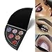 UCANBE Glitter Eyeshadow Palette Metallic Glitter Shimmer Eye Shadow Highly Pigmented Sparkle Makeup Kit (A: mature)