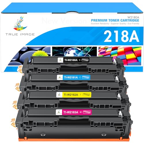 218A 218X Toner Cartridges 4 Pack: Set Compatible