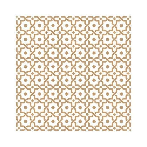 TODO-STENCIL Stencil Deco Background 127 Arabesque Exterior Measurements: 25 x 25 Internal Measurements: Design 22 x 22 cm