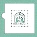 O Holy Night Nativity Scene Cookie and Craft Stencil by Designer Stencils