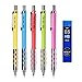Pentel Automatic Mechanical Pencil P365-spx 0.5mm Anti-slip Grip Metal (Pack of 5 Pencil)