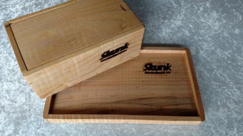 Maple Stash Box Pipe Box and Rolling Tray Gift Set