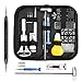 Watch Repair Tool Kit, Professional Spring Bar Tool Set Watch Band Link Pin Tool Set, Watch Battery Replacement Tool with Carrying Bag