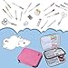 LUXJA Carrying Bag Compatible with Cricut Pen Set and Basic Tool Set, Double-Layer Organizer Compatible with Cricut Accessories (Bag Only), Pink