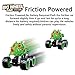 PBOX Dinosaur Monster Truck Toys,Stunt 360° Spin Friction Powered Cars for Kids,Push and Go Vehicles Toddler Toys for Aged 3-12 Year Old Boys & Girl Gift