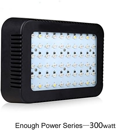 300W Indoor Plant Lights,Full Specturm Led Grow Lighting Hydroponic System ,High Penetration Led Grow light Fixture for Indoor Hydroponic Plants Veg Seedling Growing and Flowering by ROCKFENG