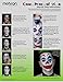 Mehron Clown Costume Makeup Kit – 8 Piece All in One Halloween Cosmetics with Joker Face Paint - Step-by-Step Instructions