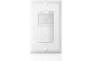 ECOELER Motion Sensor Dimmer Light Switch, in-Wall Electronic Dimmer with PIR Infrared Motion Activated, Occupancy & Vacancy 