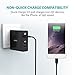Amalen Quick Charge 3.0 3-Port USB Wall Charger, PowerPort+ 3 for Galaxy S7 / S6 / Edge/Plus, Note 5/4 and PowerIQ for iPhone X/ 8/7/ 6s/ Plus, iPad Pro/Air 2 / Mini, LG, Nexus, HTC and More