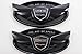 2010 2011 2012 2013 2014 2015 2016 2pcs Genesis Coupe ART of Speed Gloss Shine Glossy Shinny Black Wing Logo Badge Emblem Trunk Grille Lid Tail Gate Kdm SET KIT
