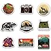 Outdoor Adventure Tourism Theme Stickers Pack 50-Pcs Decals of Laptop Stickers Decals for Cars Motorcycle Portable Luggages Laptops Waterproof Sunlight-Proof (Outdoor Landscape)