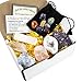 13 pcs Chakra Crystal Sampler Set ~ Large Healing Kit: 6 Minerals-Amethyst Cluster, Raw Rose Quartz, Crystal Point, Selenite Blue Celestite and Half Geode + Plus 1 Bag of 7 Chakra Tumbled Stone