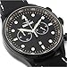 Dogfight DF0027 Mens Ace Black Leather Chronograph Watch