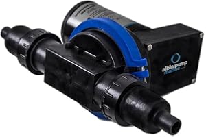 Albin Pump Marine Waste Water Diaphragm Pump 6G 12V - 03-01-001, White